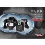 Lincoln Electric Europure Schweissschutz-Helm "Flip up" PLUS 5500 LS Atemschutz-Gebläse